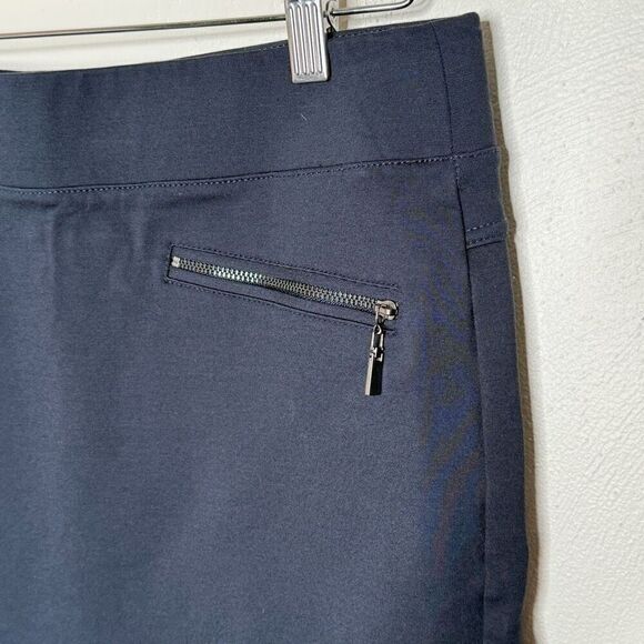 Liverpool Navy Blue Mini Ponte Skirt - US 8P - Picture 4 of 9